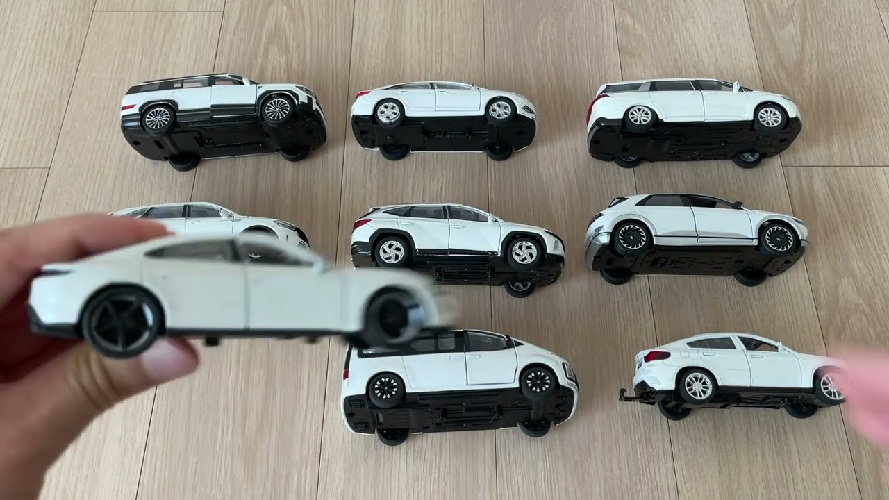 ALL WHITE Diecast Car Collection Showcase! White Model Cars Detail Review