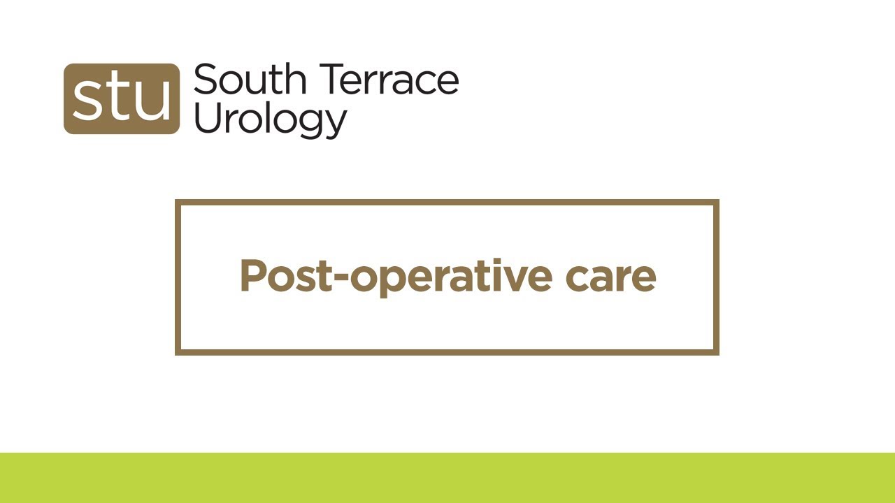Post Operative Care