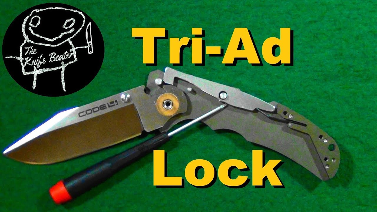 Cold Steel Tri-Ad Lock Disassembly