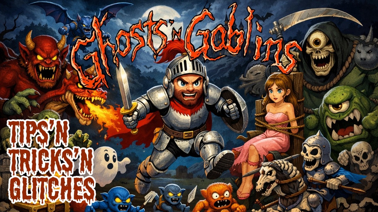 Ghosts'n Goblins: Tips'n Tricks'n Glitches (world version 1)