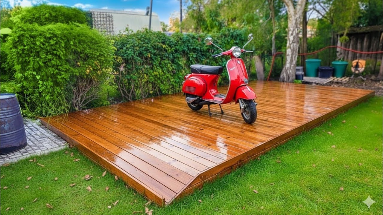 5x8m WOOD TERRACE Build