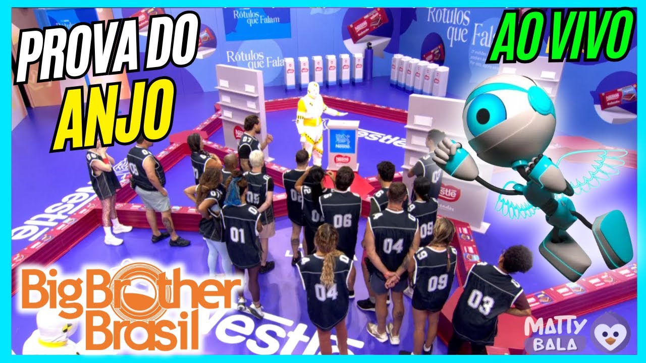 🔵 PROVA DO ANJO AO VIVO - BIG BROTHER BRASIL - GLOBOPLAY - BBB 26 #bbb #BBB26