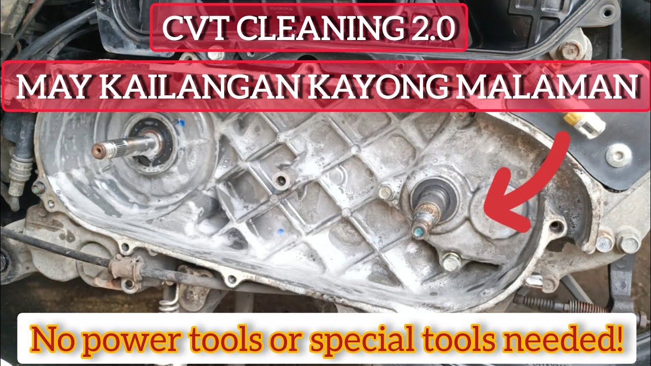 Cvt cleaning 2.0 (honda click) may hindi ako naituro na dapat ninyong malaman.