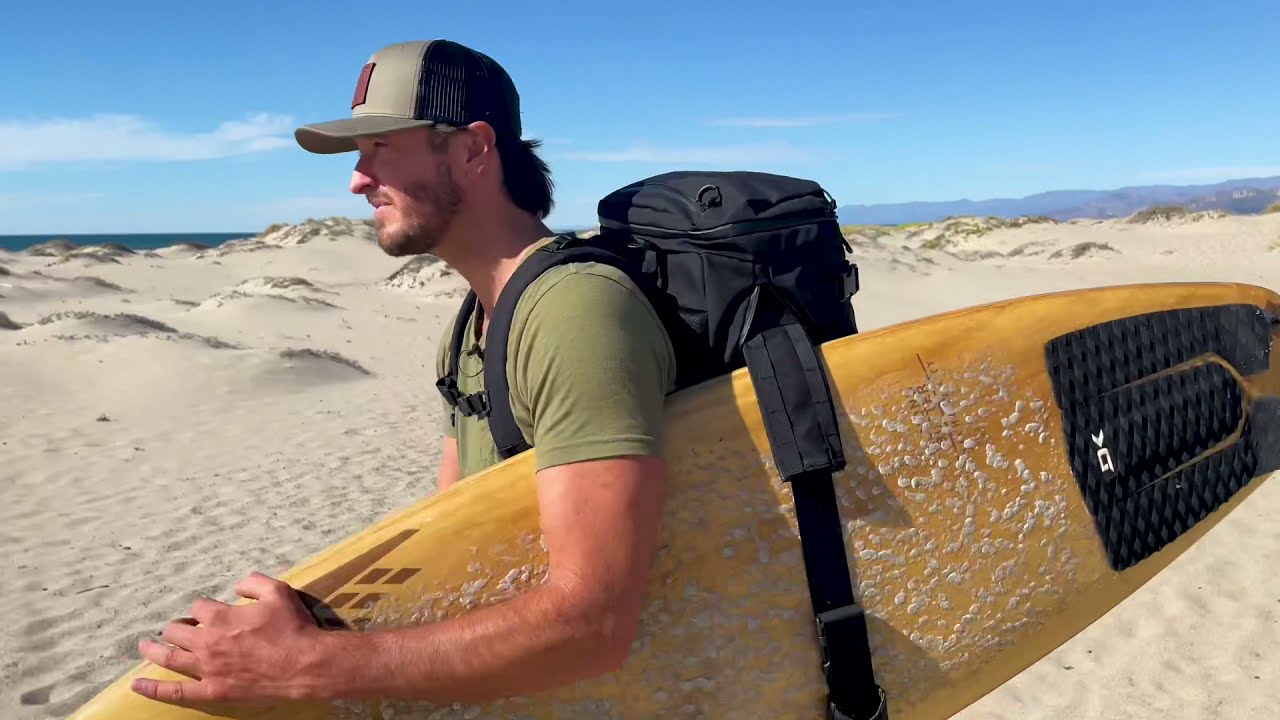 Surfpack 60L Features & How To Use Them - Surfboard Carrying Backpack