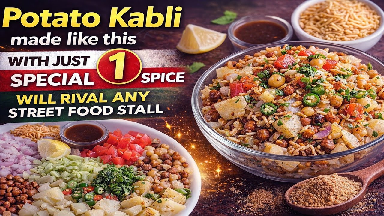 Street Vendor Aloo Kabli at Home? 1 Special Spice Beats Them All! 😍🥔 (Childhood Magic)