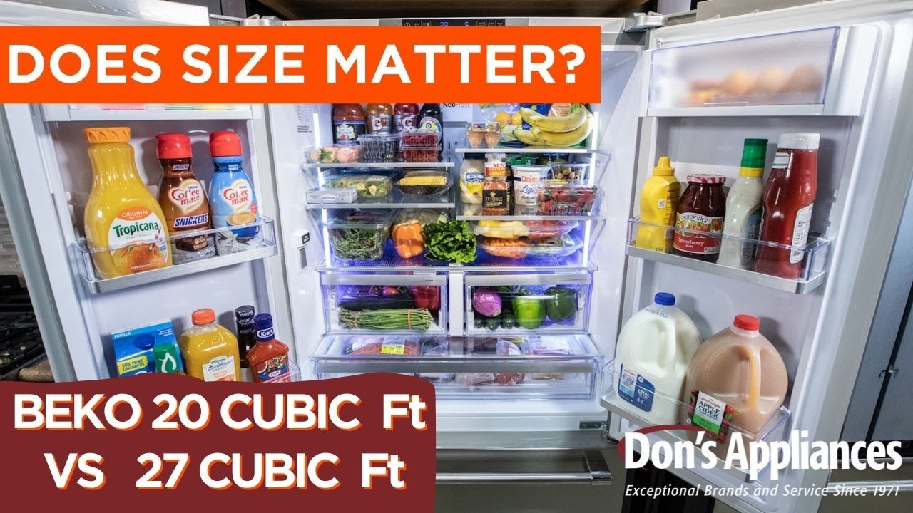 Refrigerator Capacities | Beko Refrigerators | Does Size Matter?