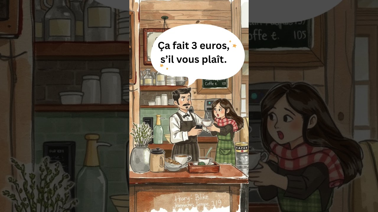 Easy French Conversation: A coffee, please! ☕ #frenchconversation