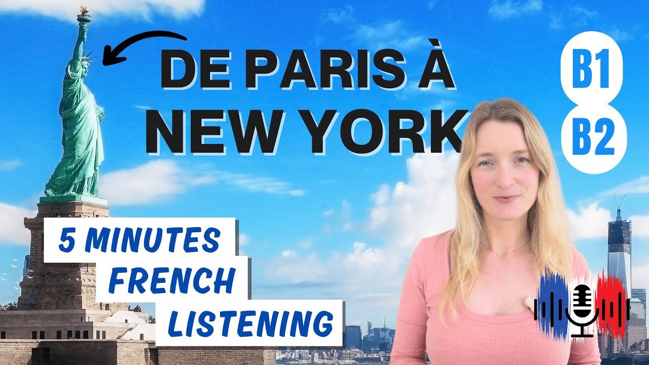 La Statue de la Liberté - Statue of Liberty | 5 Minutes Slow French for B1 and B2 🇫🇷