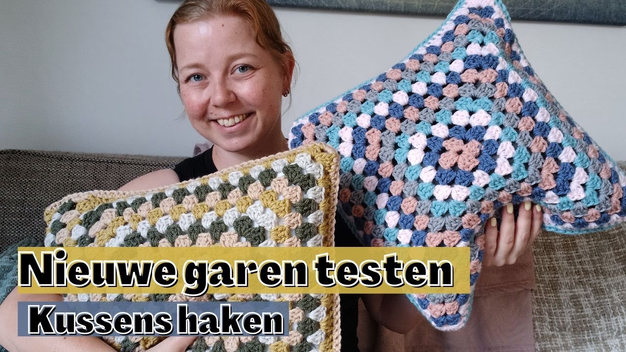 Garen testen en kussens haken