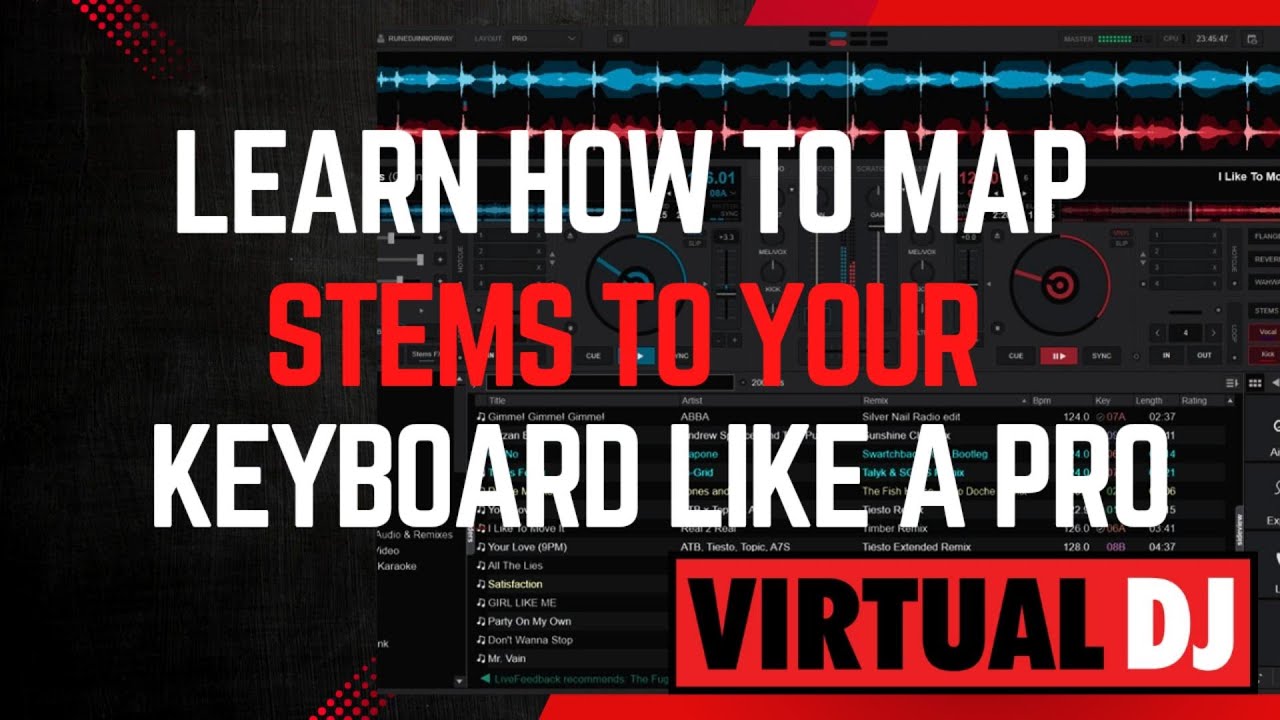 How to Map Stems to Your Keyboard in Virtual DJ | Custom Keyboard Mapping Tutorial 2025