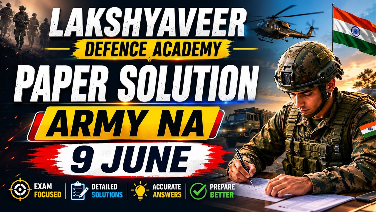 ARMY NA Paper Solution | June 9 Army Nursing Assistant Exam Analysis | Lakshyaveer Defence Academy