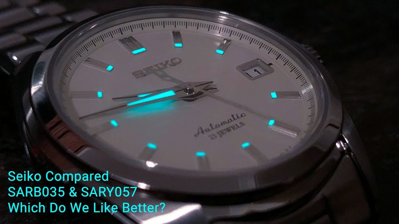 Comparing Seiko SARB and SARY Watches | SARB035 & SARY057