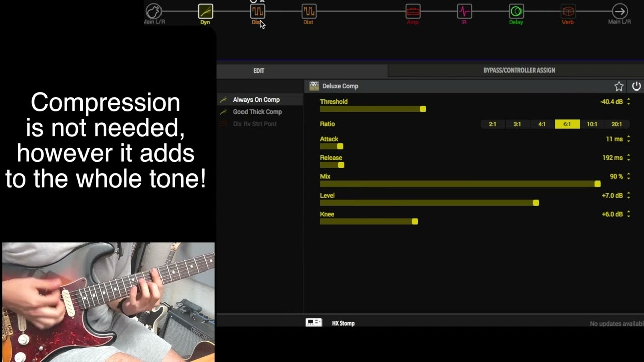 Line 6 HX Stomp | York Audio IR | Matchless settings | BEST ALL AROUND TONE! | Free settings ;)