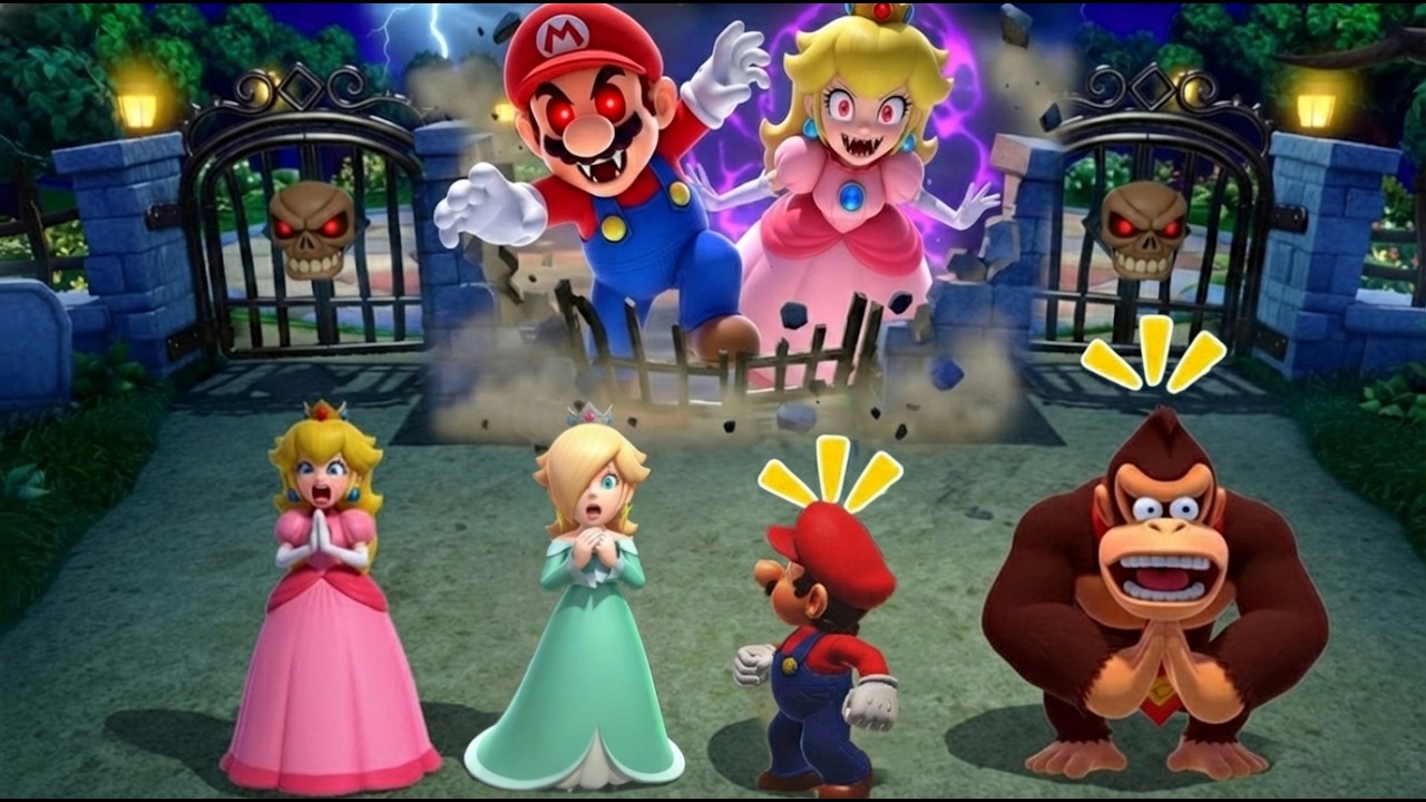 【スーパー マリオパーティ ジャンボリー】ミニゲーム ファニー  *マリオ vs ピーチ vs ロゼッタ vs ドンキーコング* 伝統衣装対決 (最強CPU｢たつじん」)