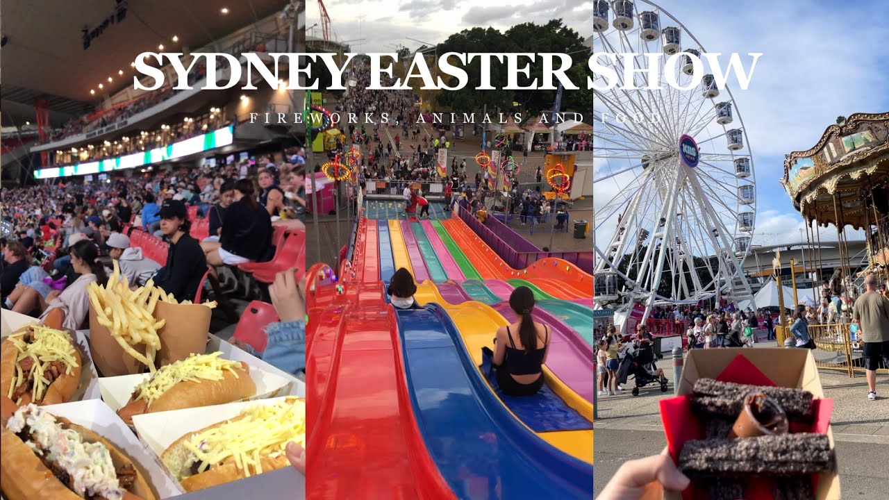 Sydney Royal Easter Show Vlog 🐣 💌| Fireworks, Fun Fair & Food