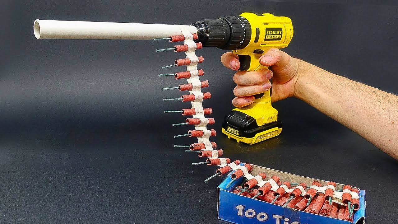 Ich Verwandle Meinen Bohrer In Einen AUTOMATISCHEN Raketenwerfer 🔫🔥