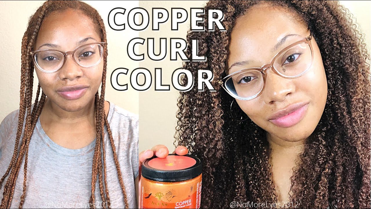 Обзор краски для волос As I Am Temporary Curl Color (медный)