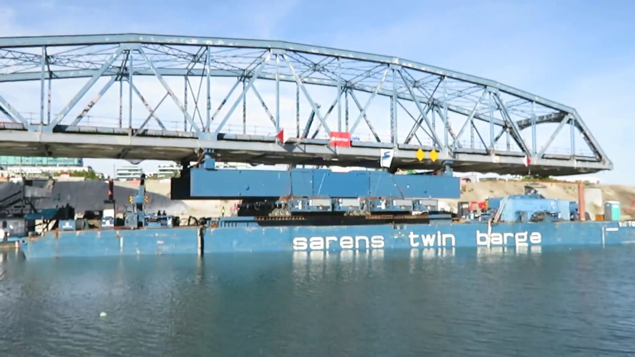 Dépose du pont Seibert à Boulogne-Billancourt