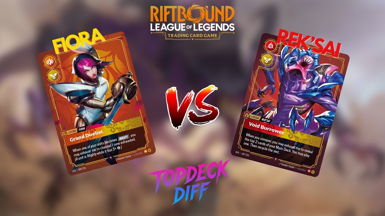Fiora vs Rek'Sai | Riftbound