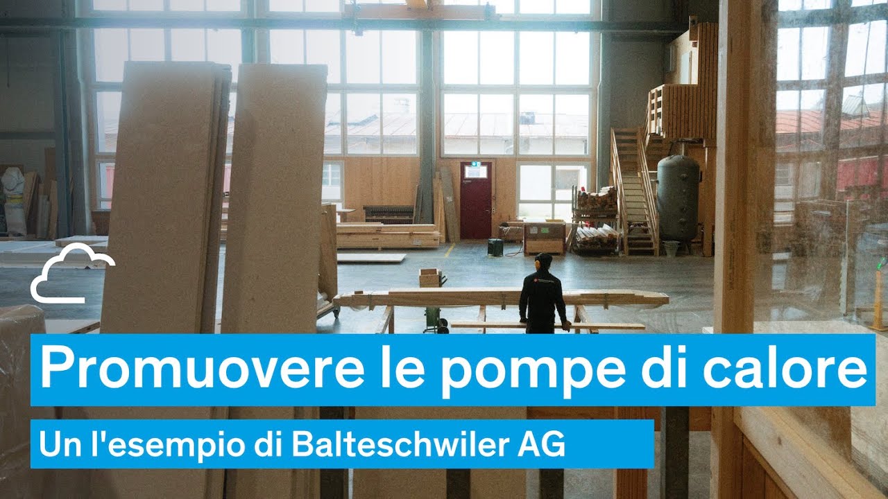 Promozione di una pompa di calore con l'esempio di Balteschwiler AG – myclimate