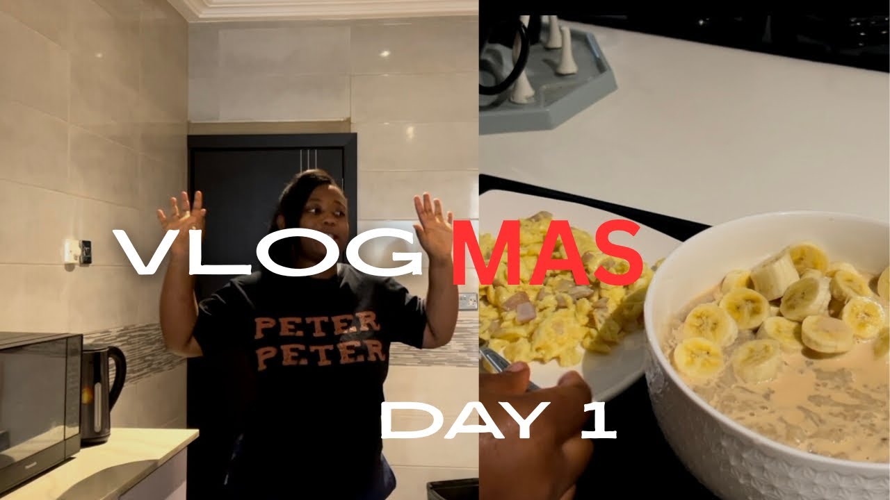VLOGMAS DAY 1 :  My First vlogmas/ Chats, cooking : living in ghana #vlogmas #accraliving 