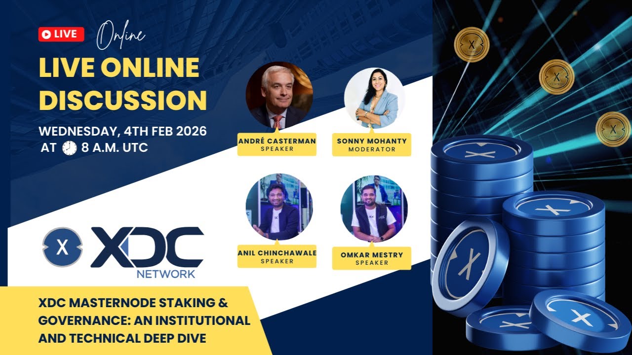 XDC Masternode Staking Explained by Andr&eacute; Casterman & XDC Tech Team
