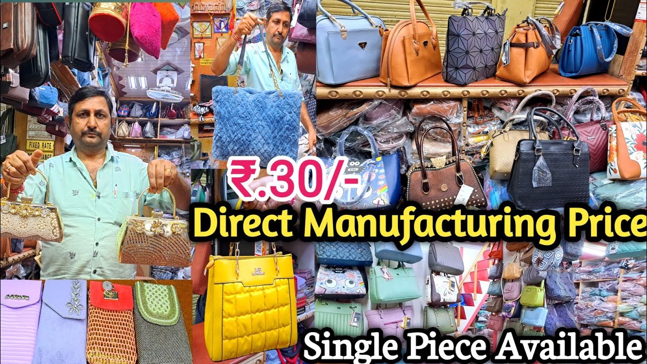 Starting Rs.30/-Chickpet Bangalore Wholesale & Retail Bags Shop | Online Shopping Available