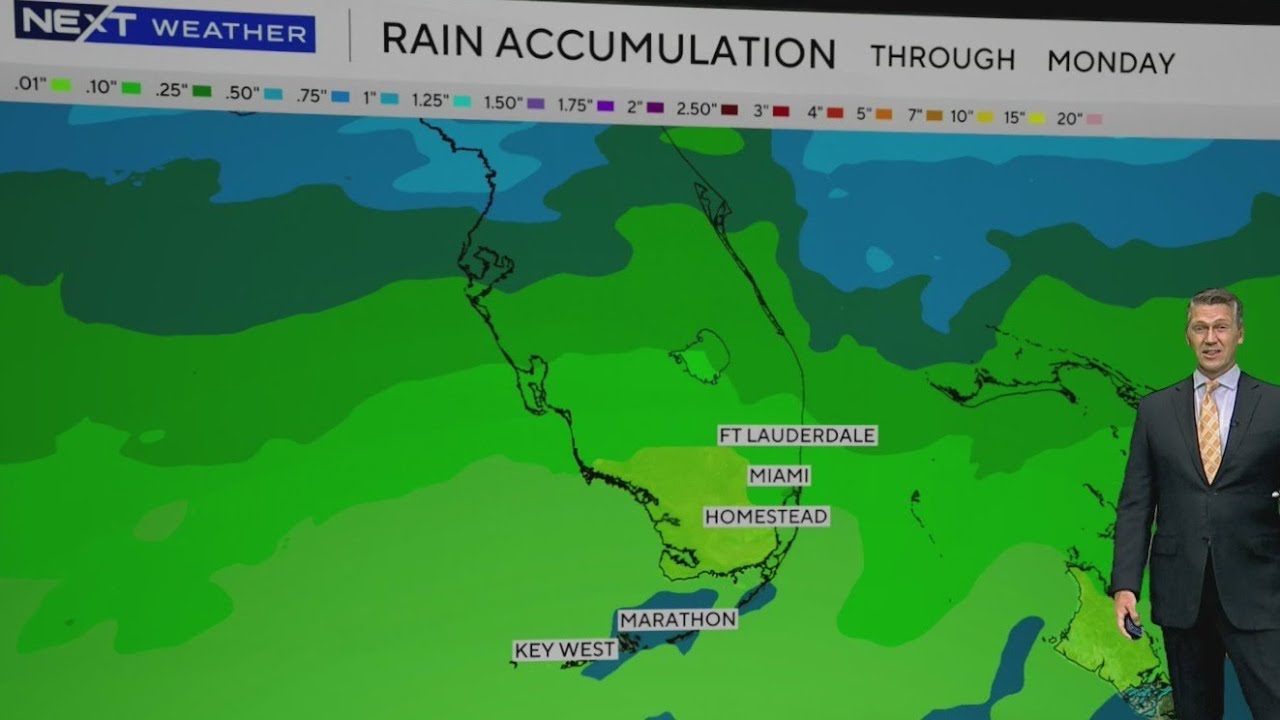 Rain may be coming early next week to South Florida as drought conditions worsen