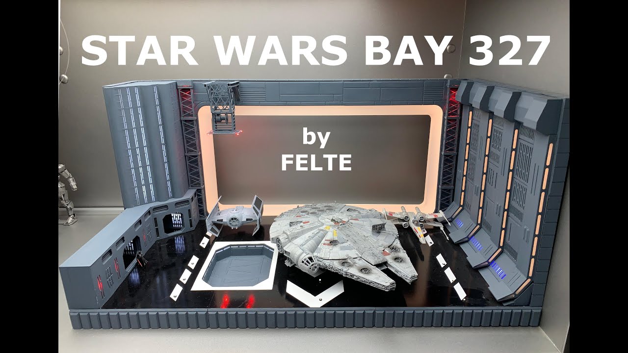 Star Wars Death Star Bay 327 Diorama by Felte