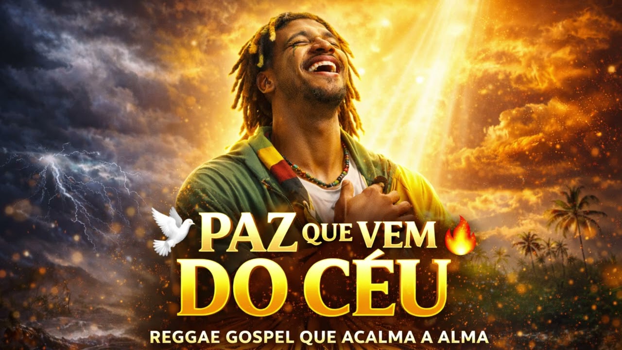 Paz Que Vém Do Céu | - Reggae - INÉDITAS - #Reggae#Música Pra Relaxar #GospelMusicPlus