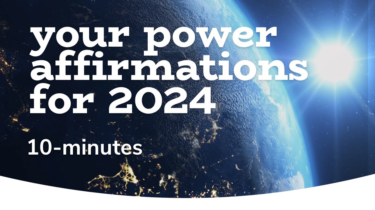 10-minute [2024] Power Affirmations 💙 Manifestation 💙 Positive Affirmations - Guided Meditation