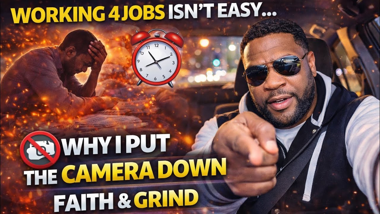 Why I Put the Camera Down 📵 Working 4 Jobs Isn’t Easy… This Ride Explains Everything | Faith & Grind