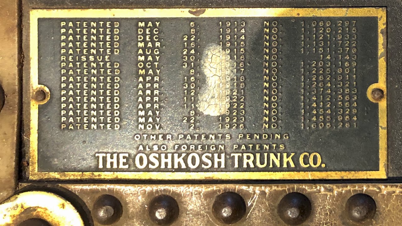A Closer Look at the Collection - The Oshkosh Trunk