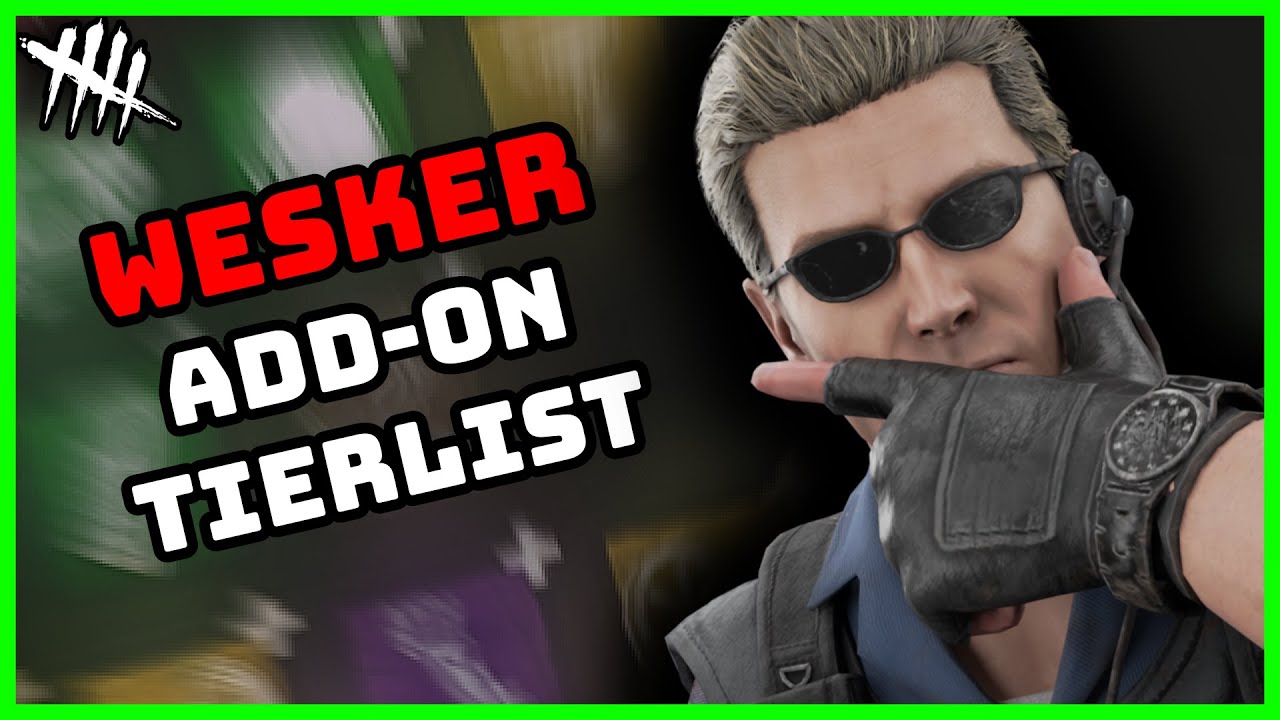WESKER ADD-ON TIERLIST | Dead By Daylight