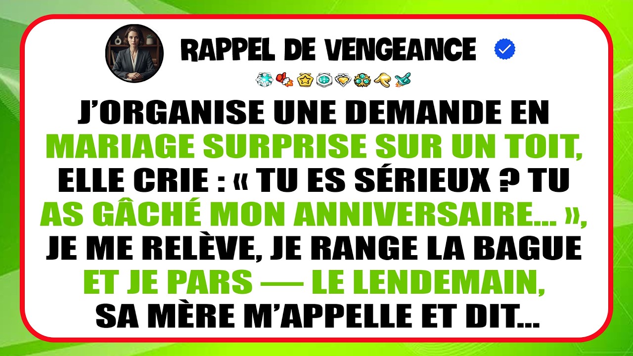 J’ai Organisé Une Demande En Mariage Surprise Sur Un Toit Pour Son Anniversaire, Devant Toute  ...
