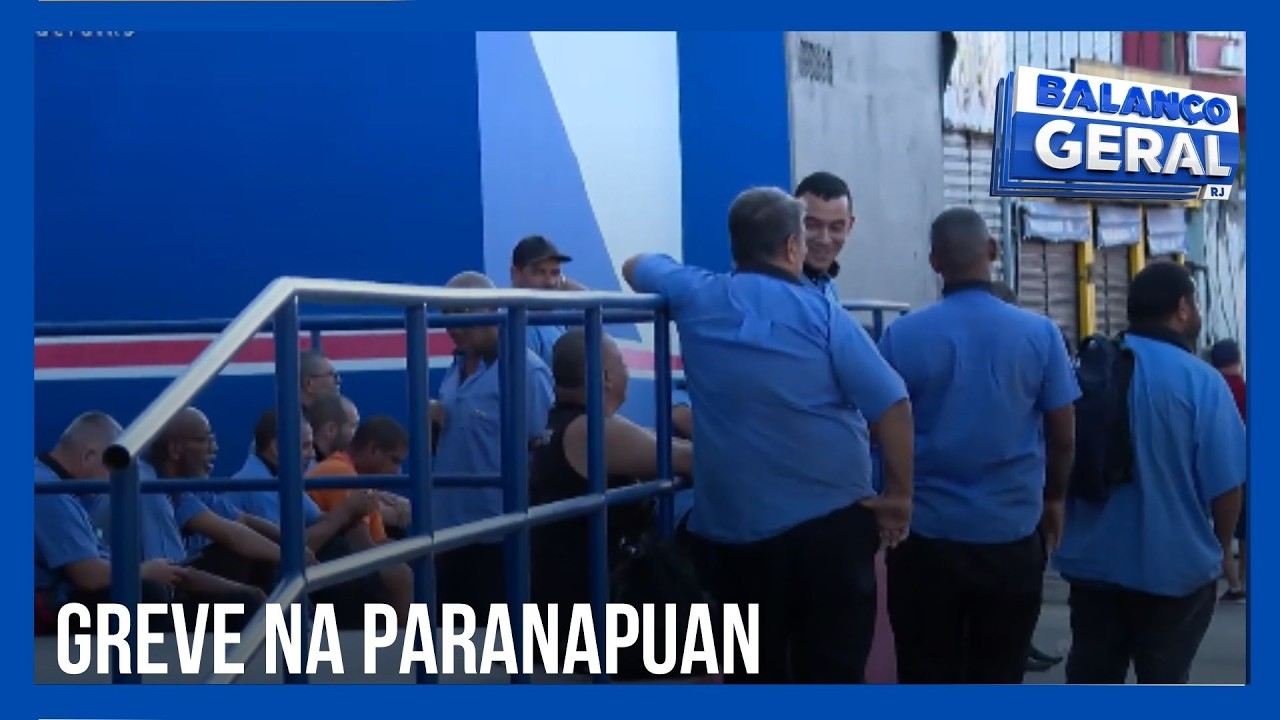 FUNCIONÁRIOS DA PARANAPUAN CRUZARAM OS BRAÇOS I GREVE DE ÔNIBUS