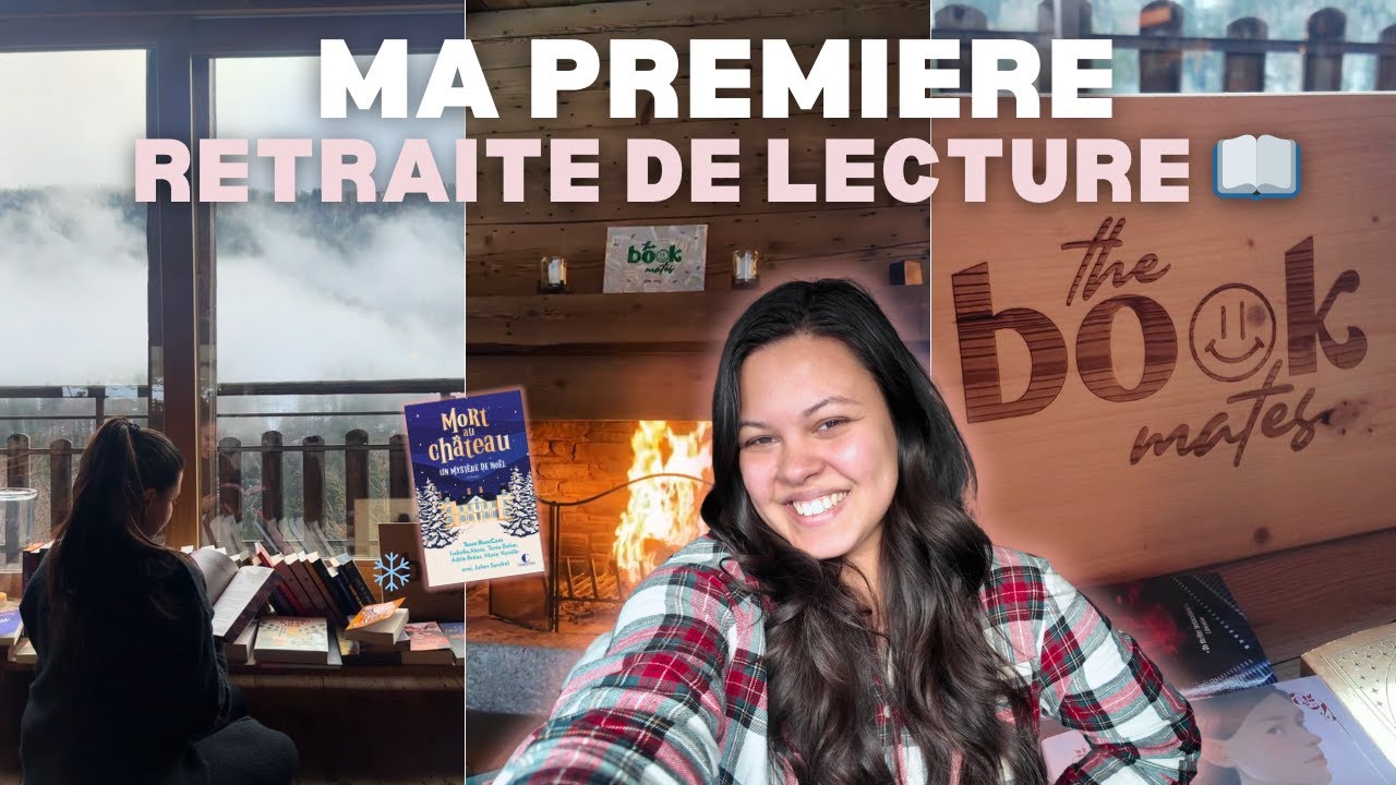 VLOG AU CHALET ❄️📚 MA PREMIÈRE RETRAITE DE LECTURE