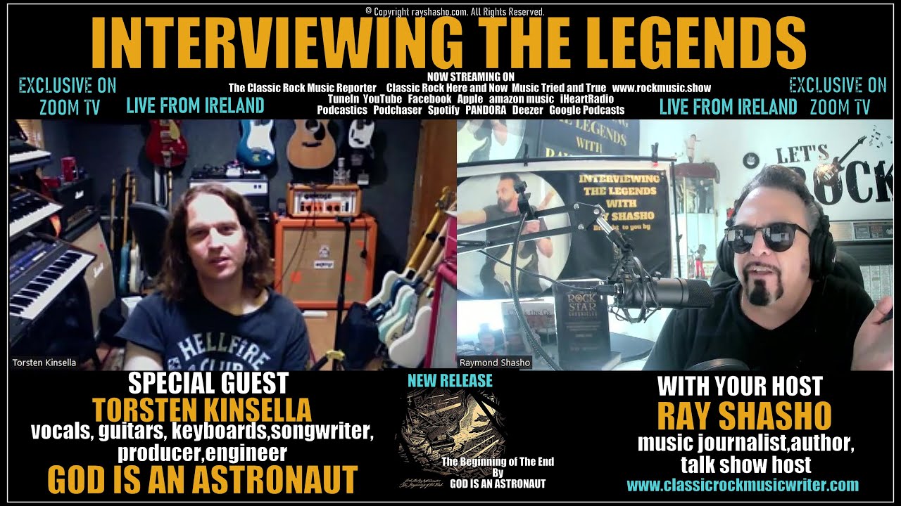 Torsten Kinsella of Space Rockers 'God Is An Astronaut' Live from Ireland