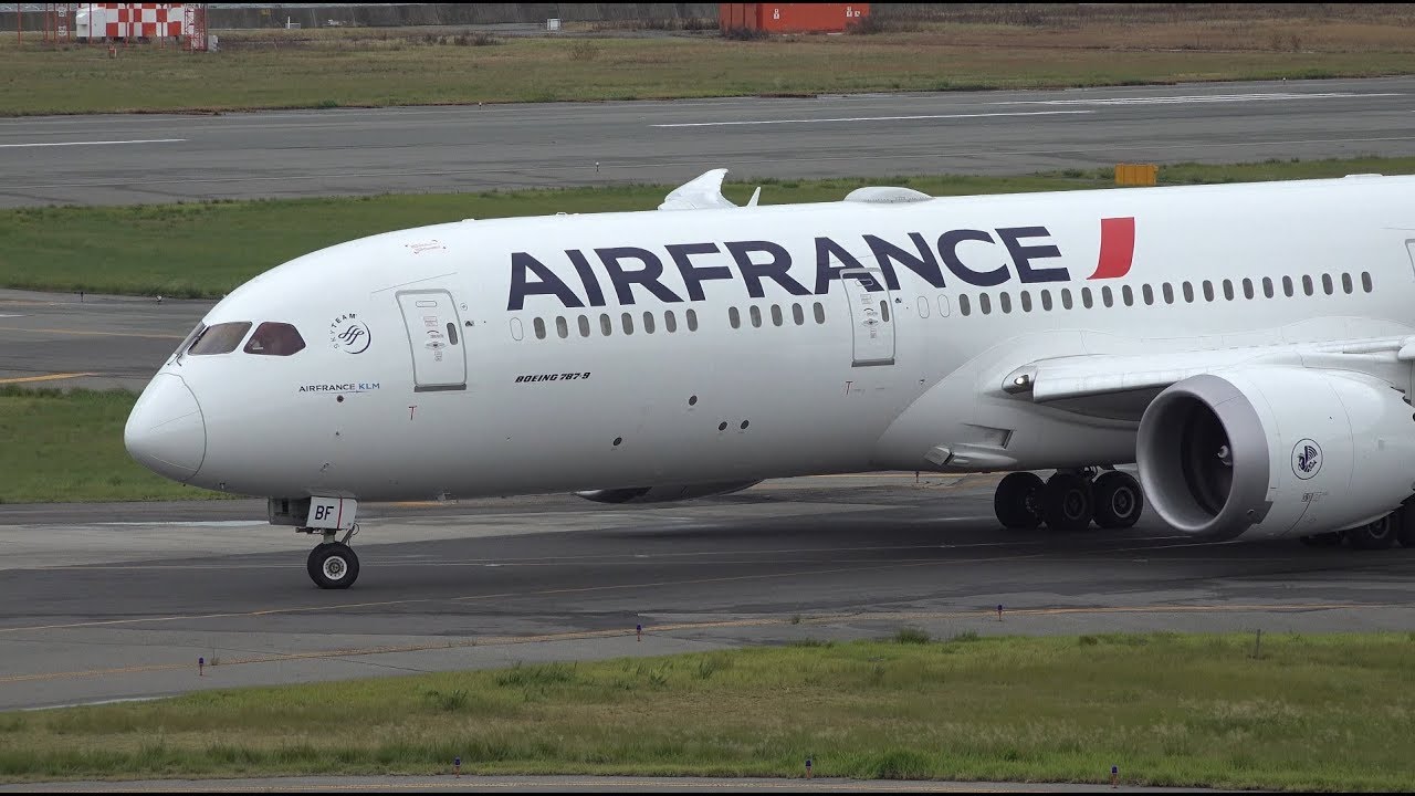 Air France Boeing 787-9 F-HRBF Takeoff from KIX 24L | Kansai Int'l Airport |
