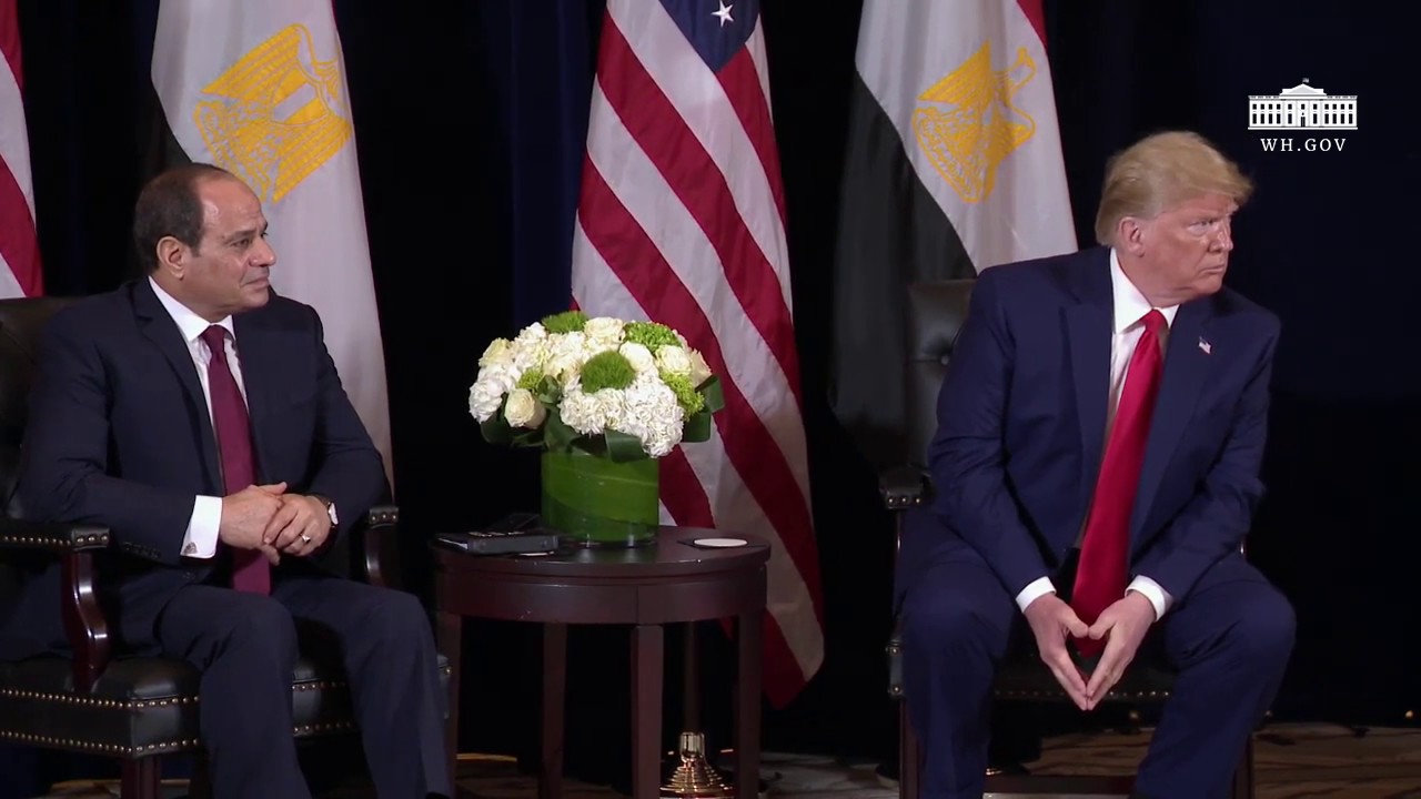 President Trump Participates in a Bilateral Meeting with the President of the Arab Republic of Egypt