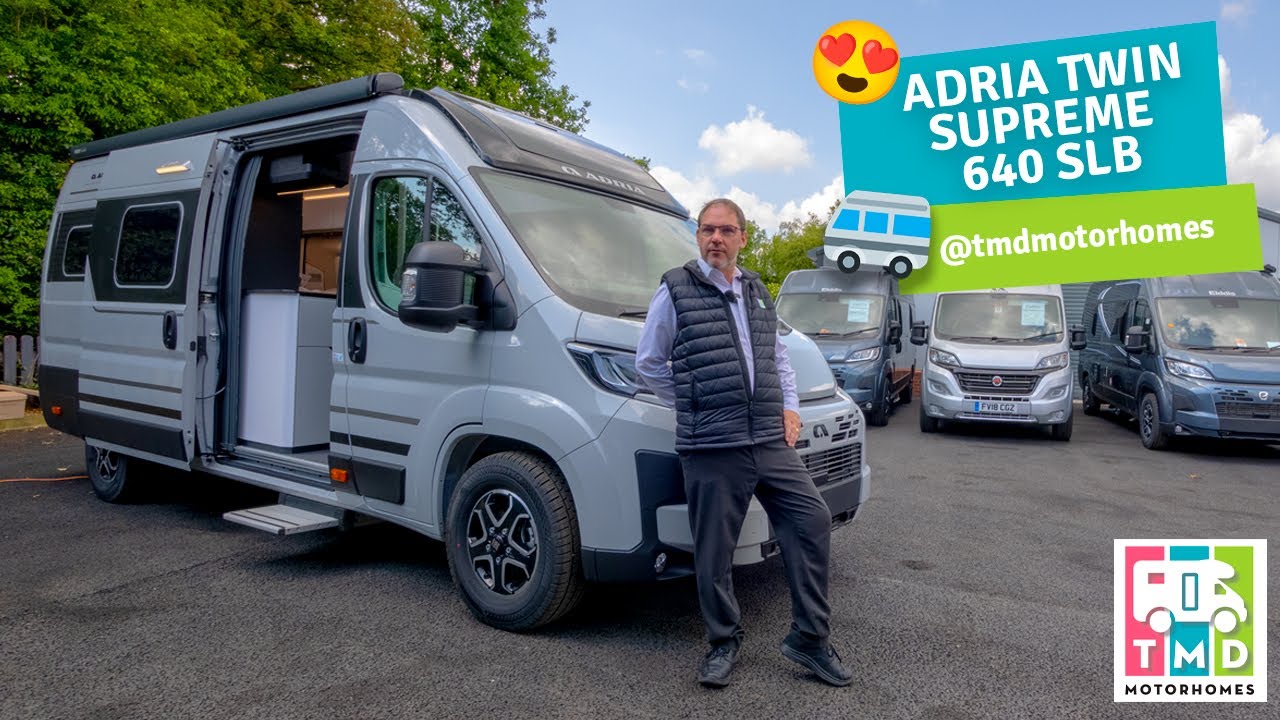 Adria Twin Supreme 640 SLB | Stylish Campervan with Twin Beds & Panoramic Roof 🚐💨