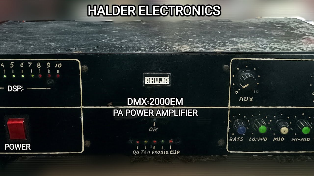 DMX-2000 IRFP MOSFET Power Amplifier Sound testing part 2