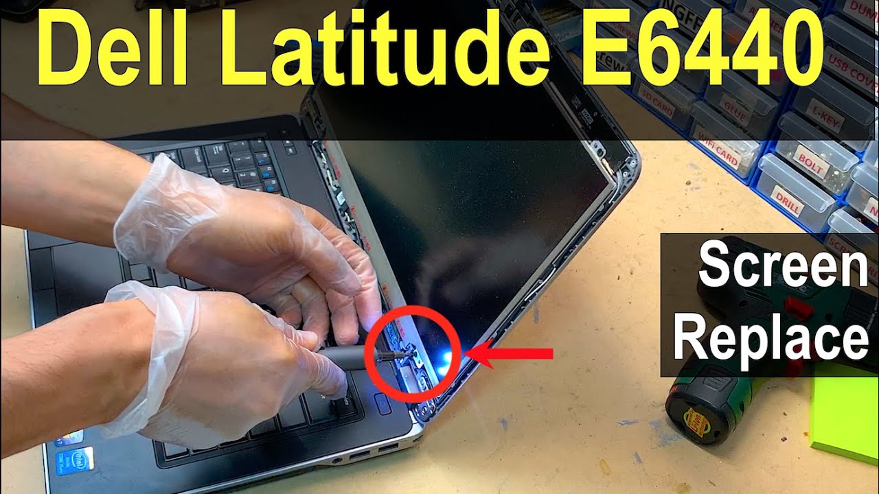 Dell Latitude E6440 Replacing Screen