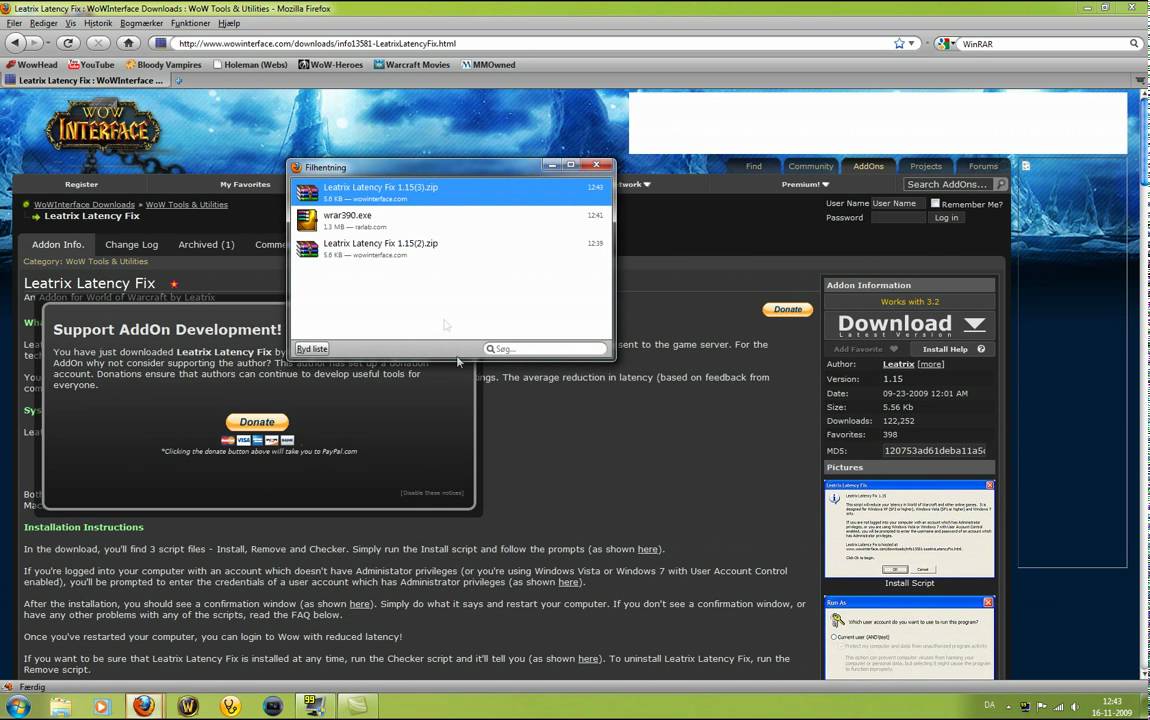 WoW Latency Fix