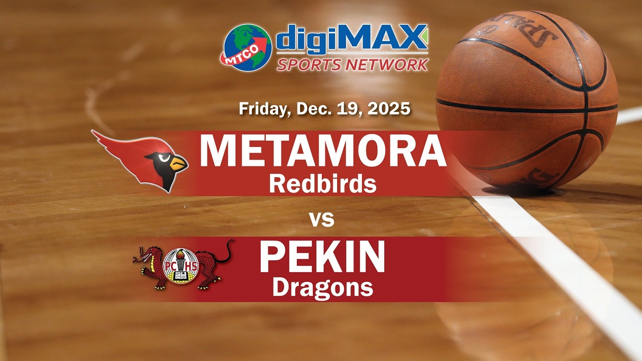 2025-2026 Boys Basketball | Metamora Redbirds vs Pekin Dragons | 12/19/25