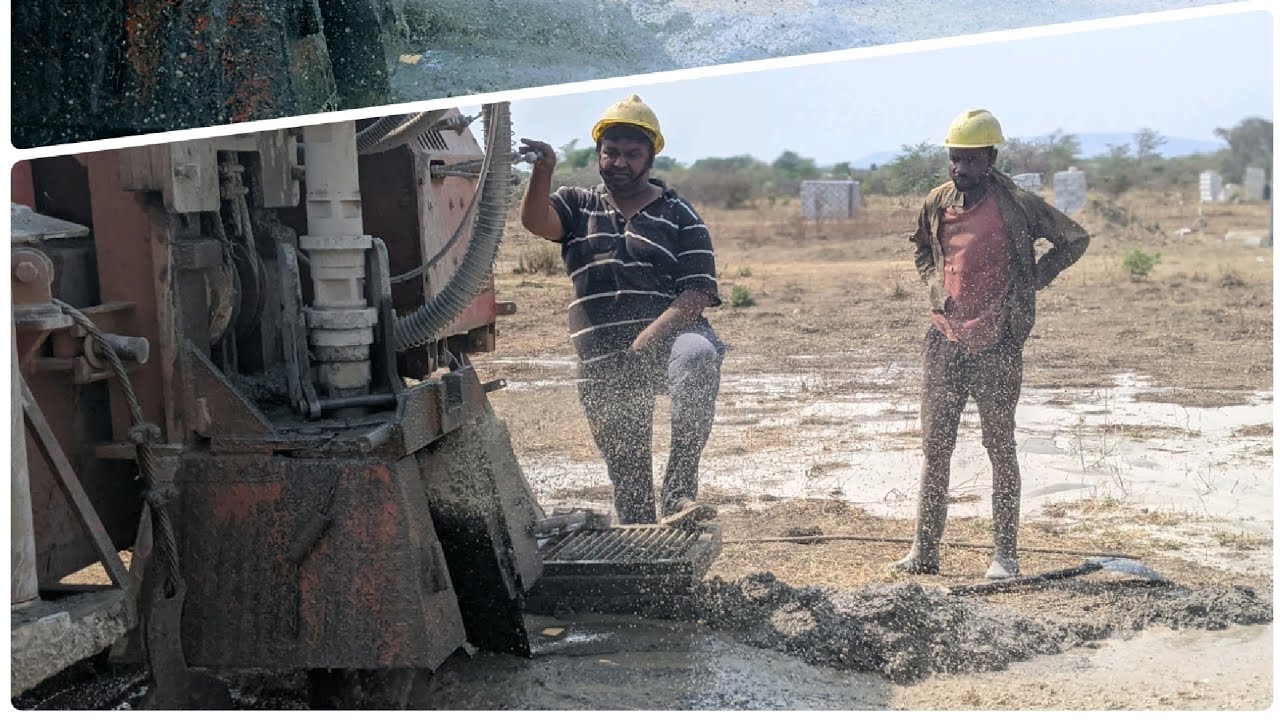 Drilling a Water 🌊🌊 Borehole in Zambia's rural area
