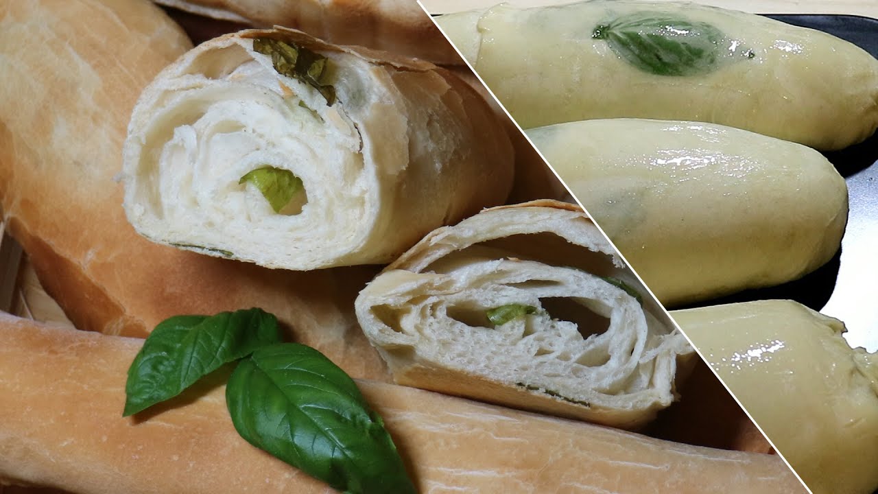 PANE SFOGLIATO AL BASILICO