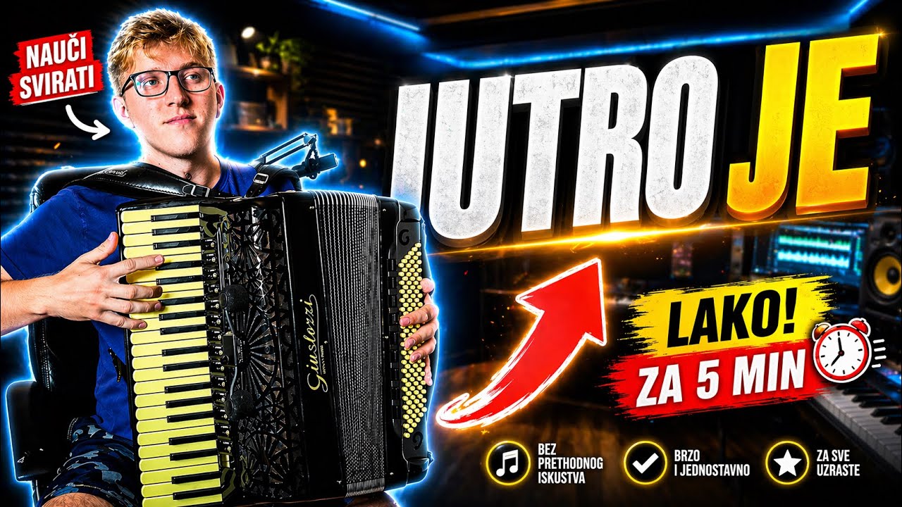 Jutro je - Harmonika Tutorijal