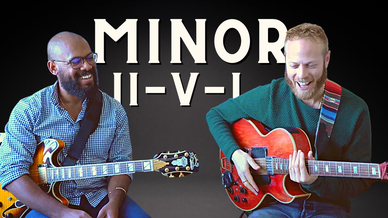 8 уровней минора II-VI-I (Em7b5 - A7 - Dm6)