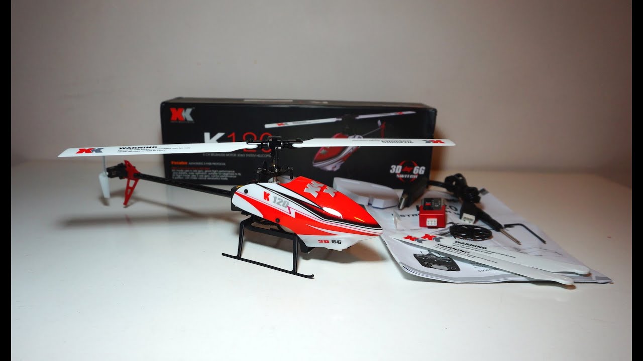 XK K120 Brushless 3D Helicopter 🚁 BNF - Quick Introduction & Test Flight